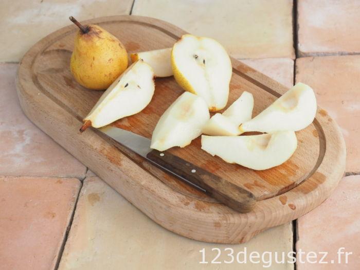 Sorbet poire Belle Hélène