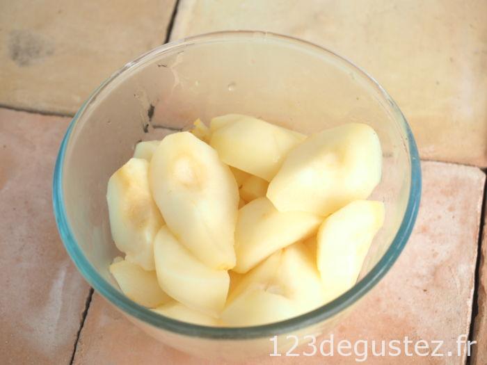 Sorbet poire Belle Hélène