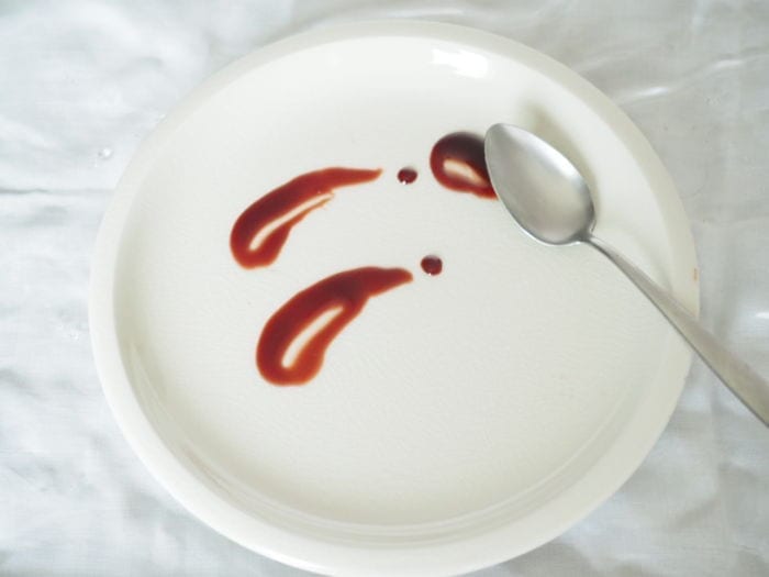 décoration d'assiette