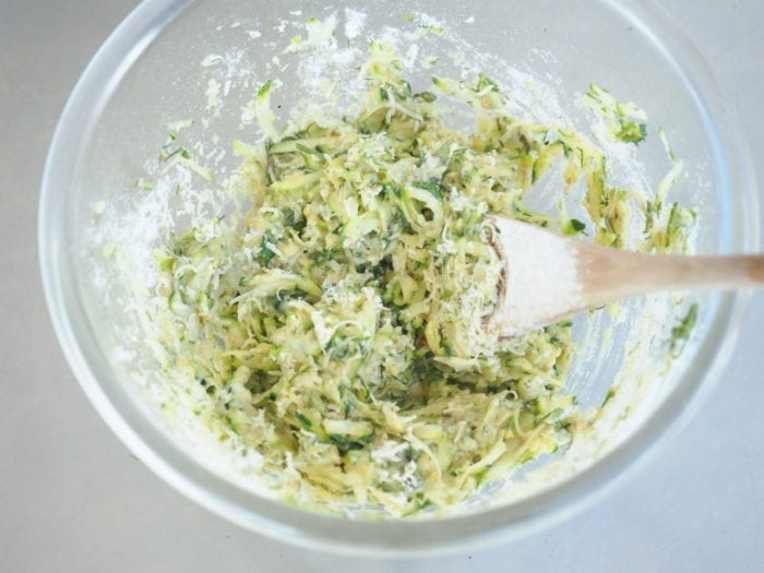 galette de courgette à l'aneth