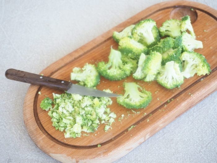 tarte brocolis et roquefort