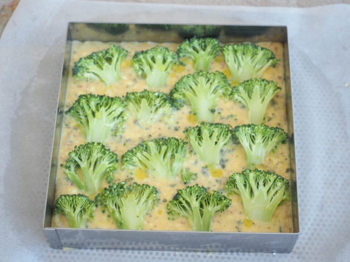 tarte brocolis et roquefort