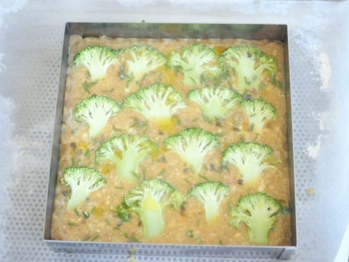 tarte brocolis et roquefort