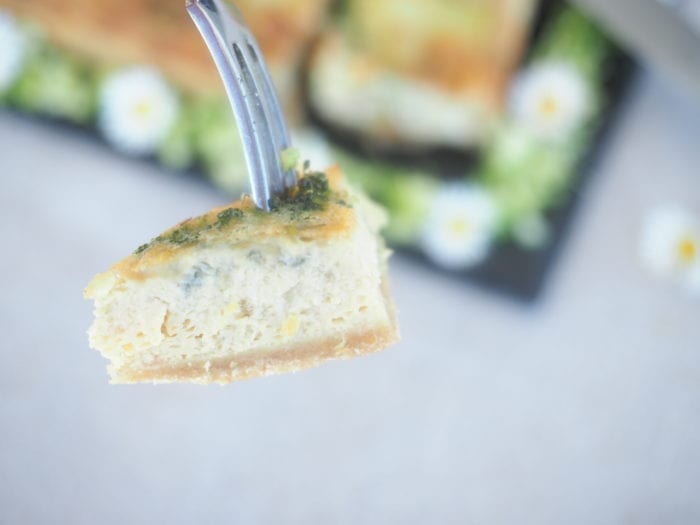 tarte brocolis et roquefort