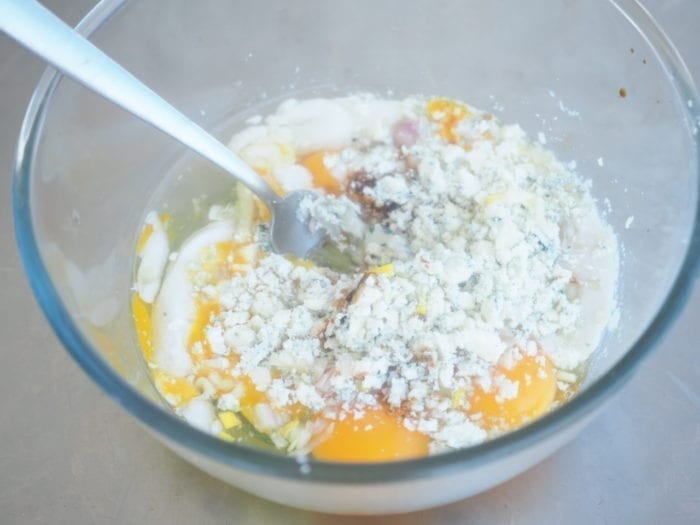 tarte brocolis et roquefort