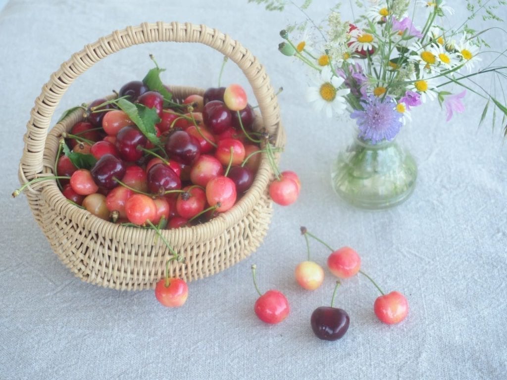 Gateau aux cerises léger
