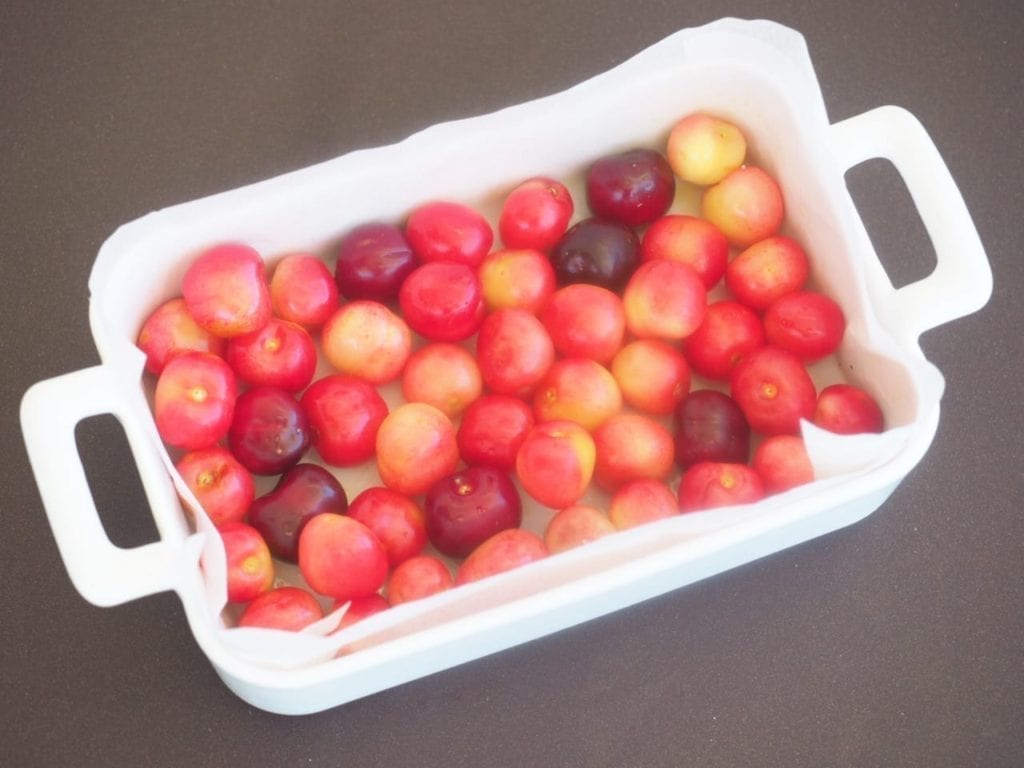Gateau aux cerises léger