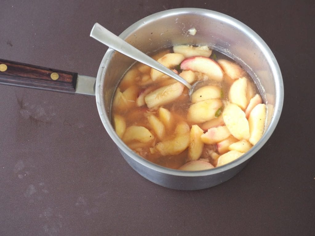 soupe de pêche au muscat