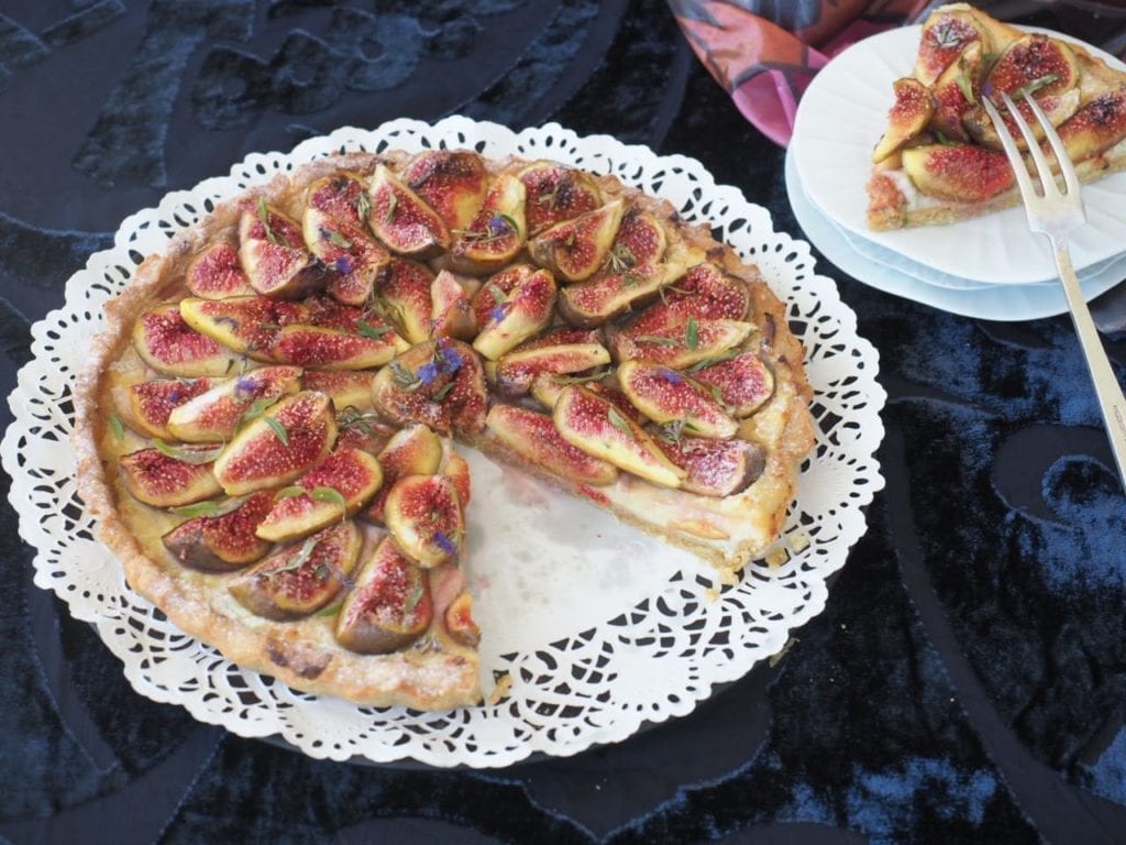 tarte aux figues et ricotta
