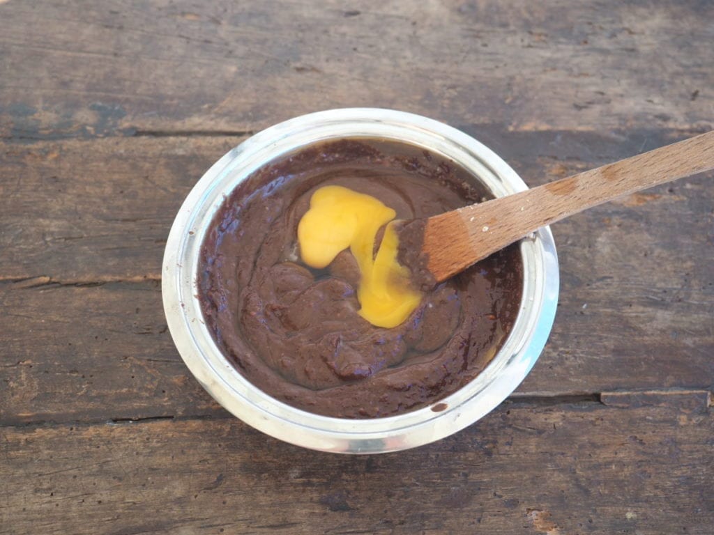 fondant chocolat chataigne à la vapeur