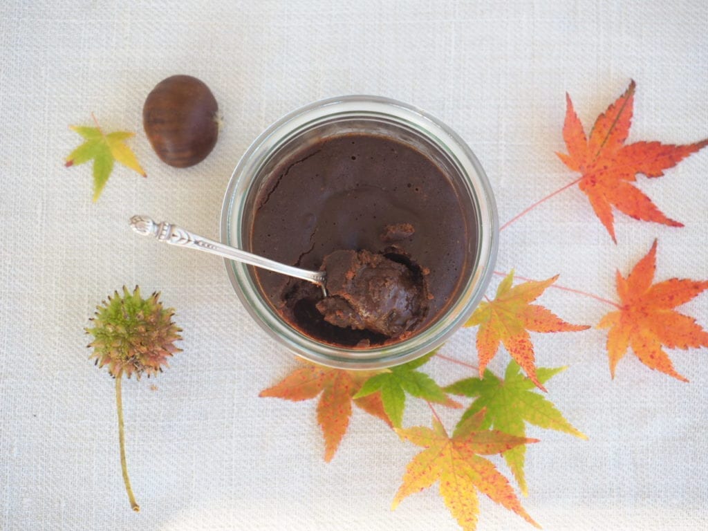 fondant chocolat chataigne à la vapeur
