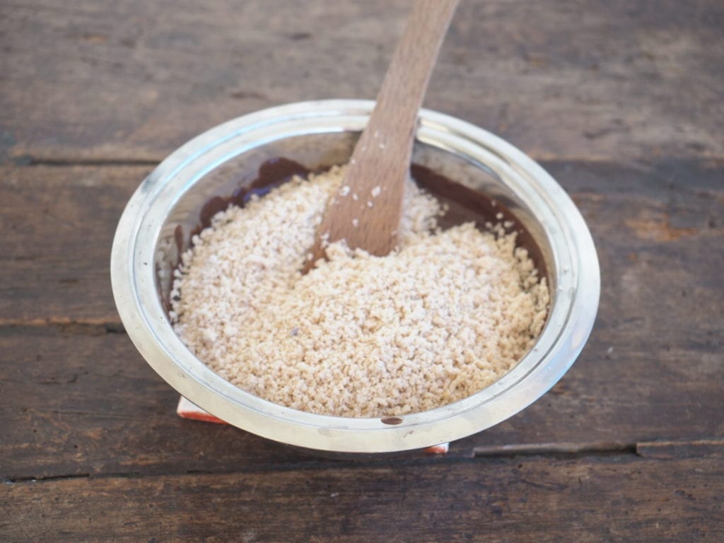 fondant chocolat chataigne à la vapeur