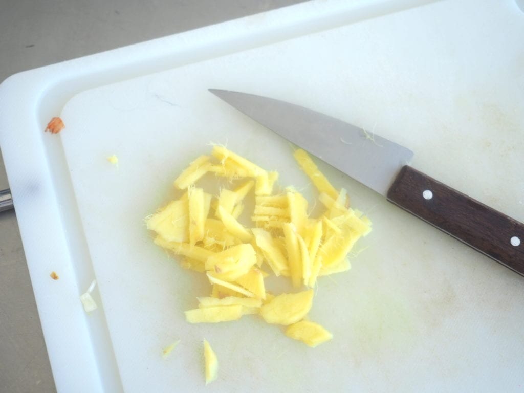 lapin aux pruneaux et gingembre