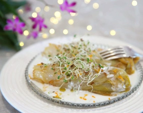 endives braisées à l'orange