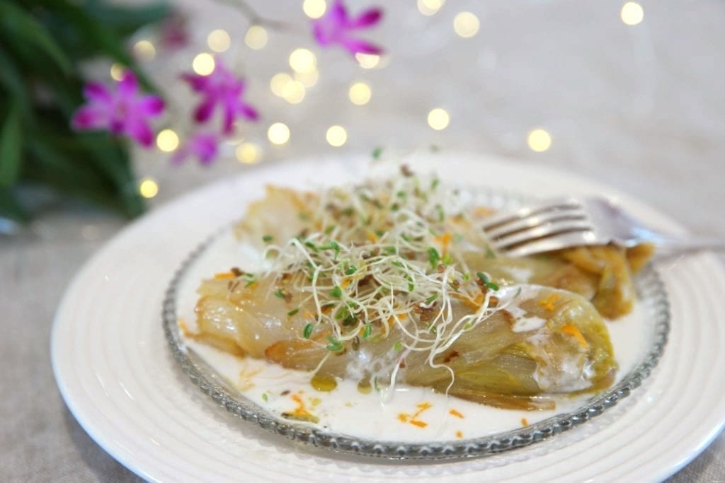 endives braisées à l'orange