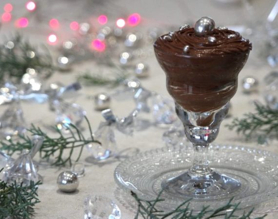 ganache chocolat-noisettes végan