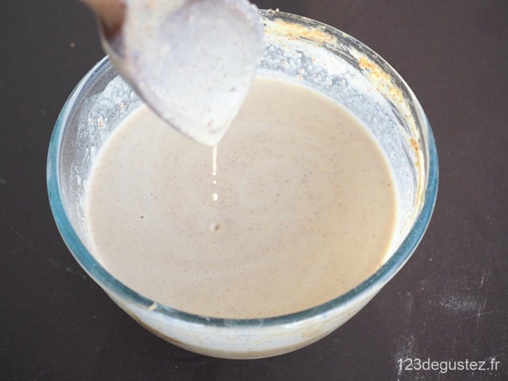 pâte à crêpe légère aux amandes