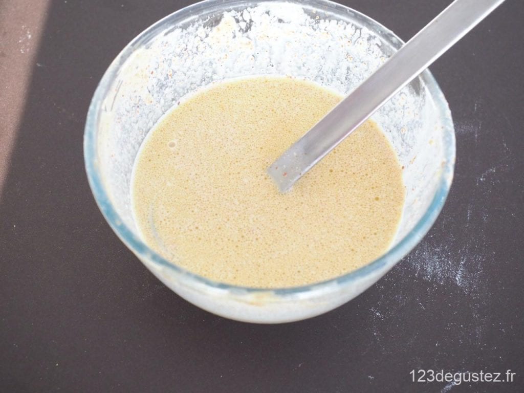 pâte à crêpe légère aux amandes