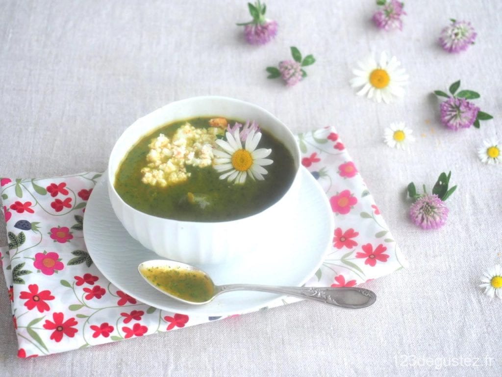 soupe de cresson et patate douce