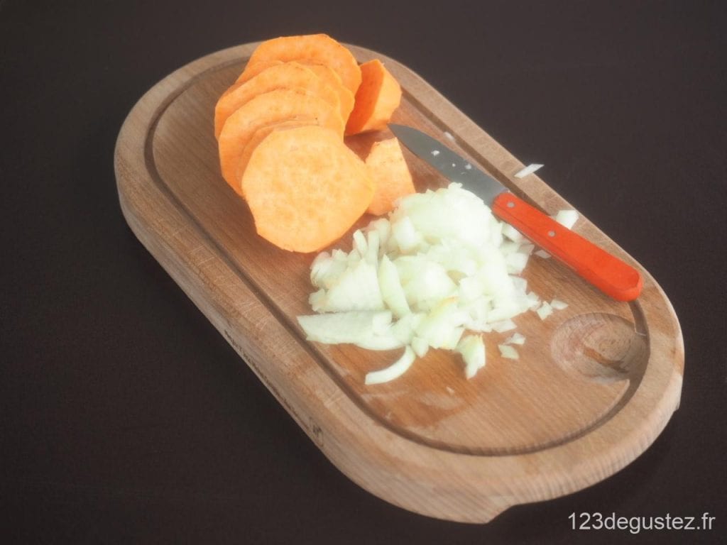 soupe de cresson et patate douce