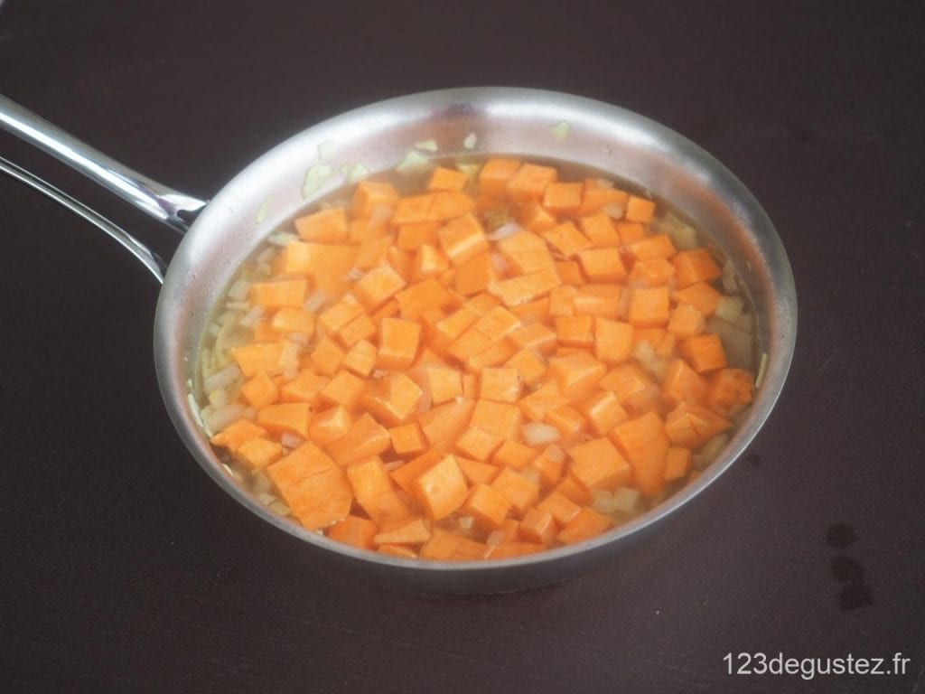 soupe de cresson et patate douce