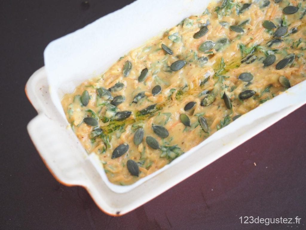 cake carottes et fanes