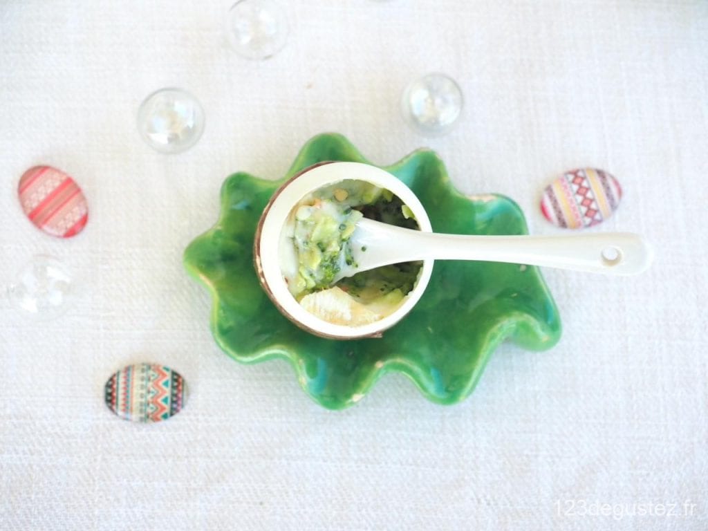 verrines en coquille d'oeuf