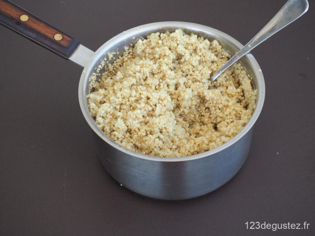salade de quinoa aux oignons confits