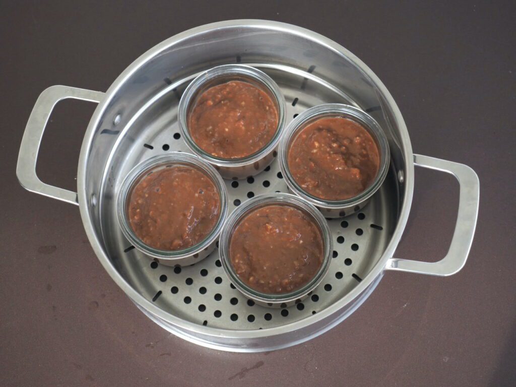 Fondant châtaigne à la vapeur