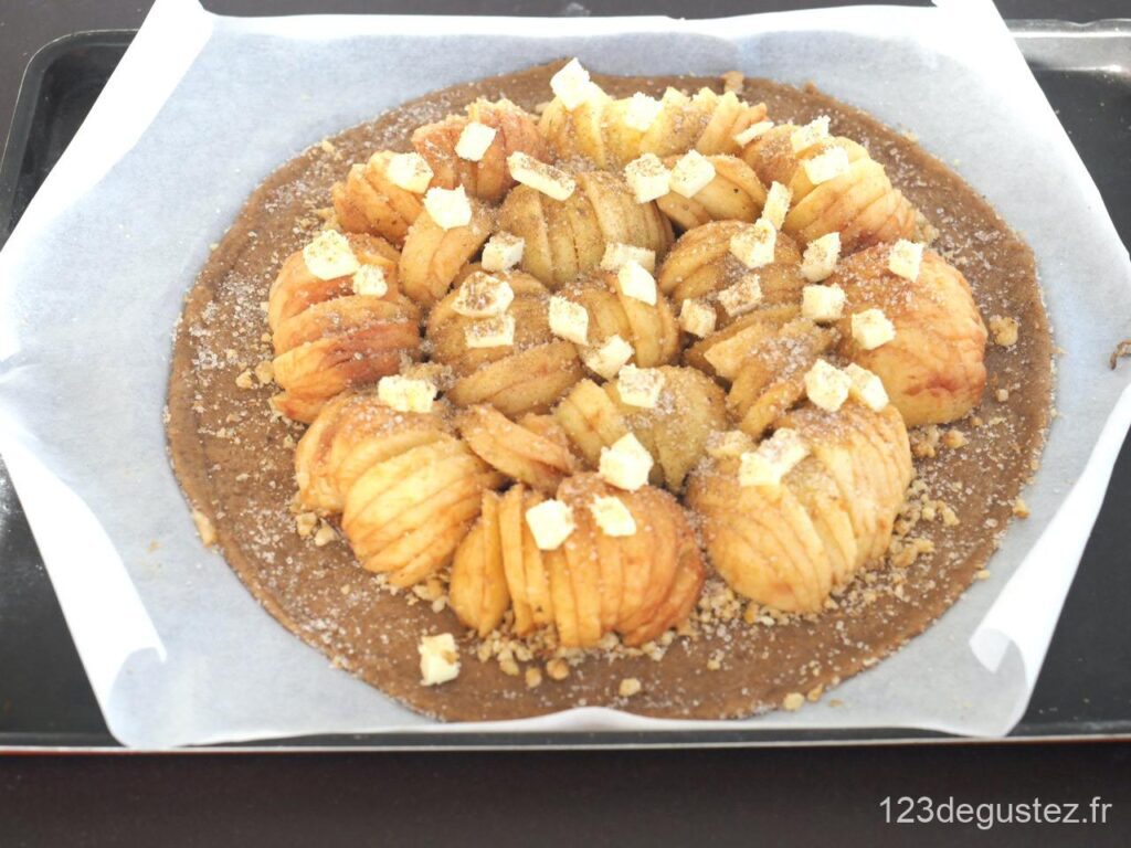 tarte aux pommes épicée