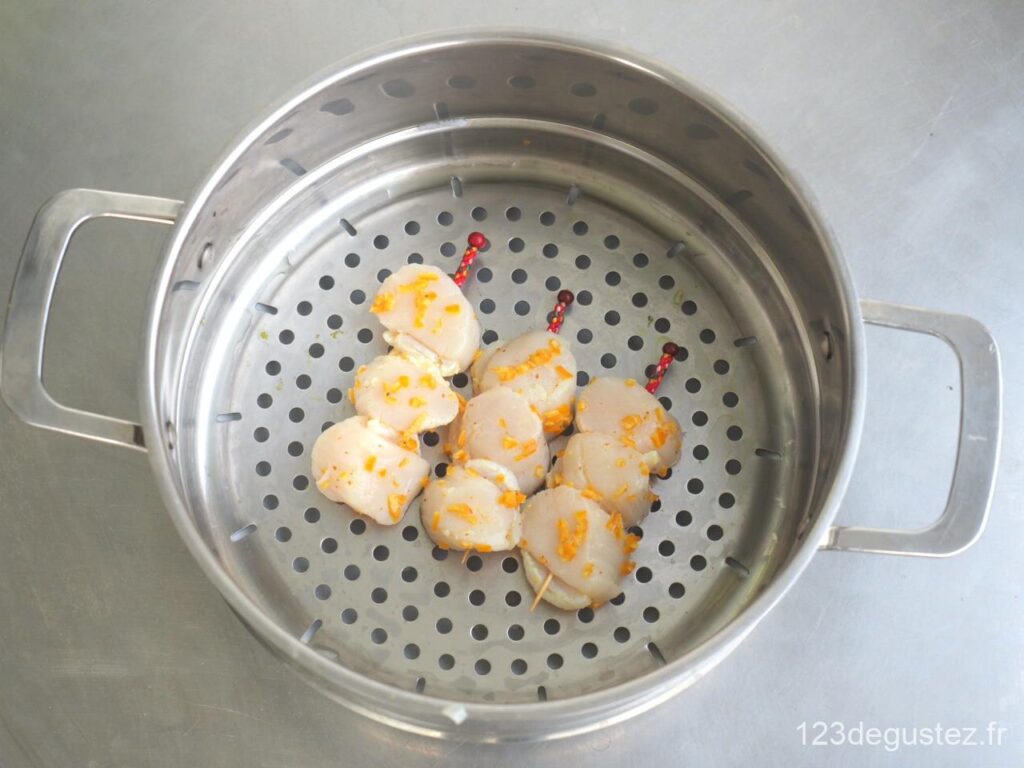 Saint-Jacques aux agrumes