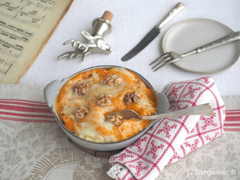 gratin de pâtes léger
