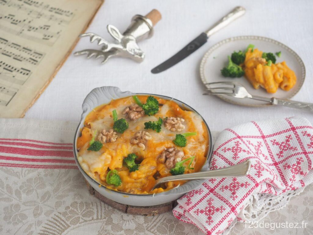 gratin de pâte léger