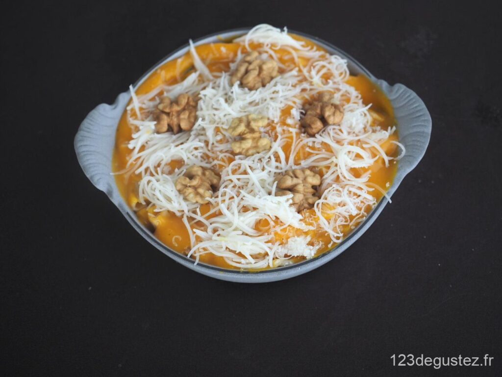 gratin de pâte léger