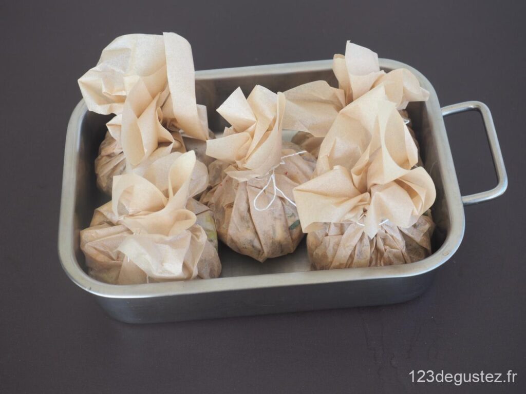 papillotes de champignons