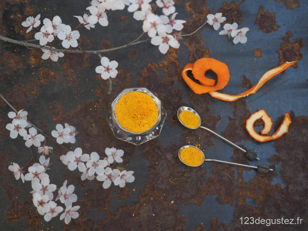 poudre de zeste d'orange