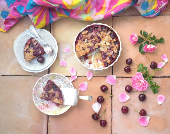 clafoutis cerise et amande
