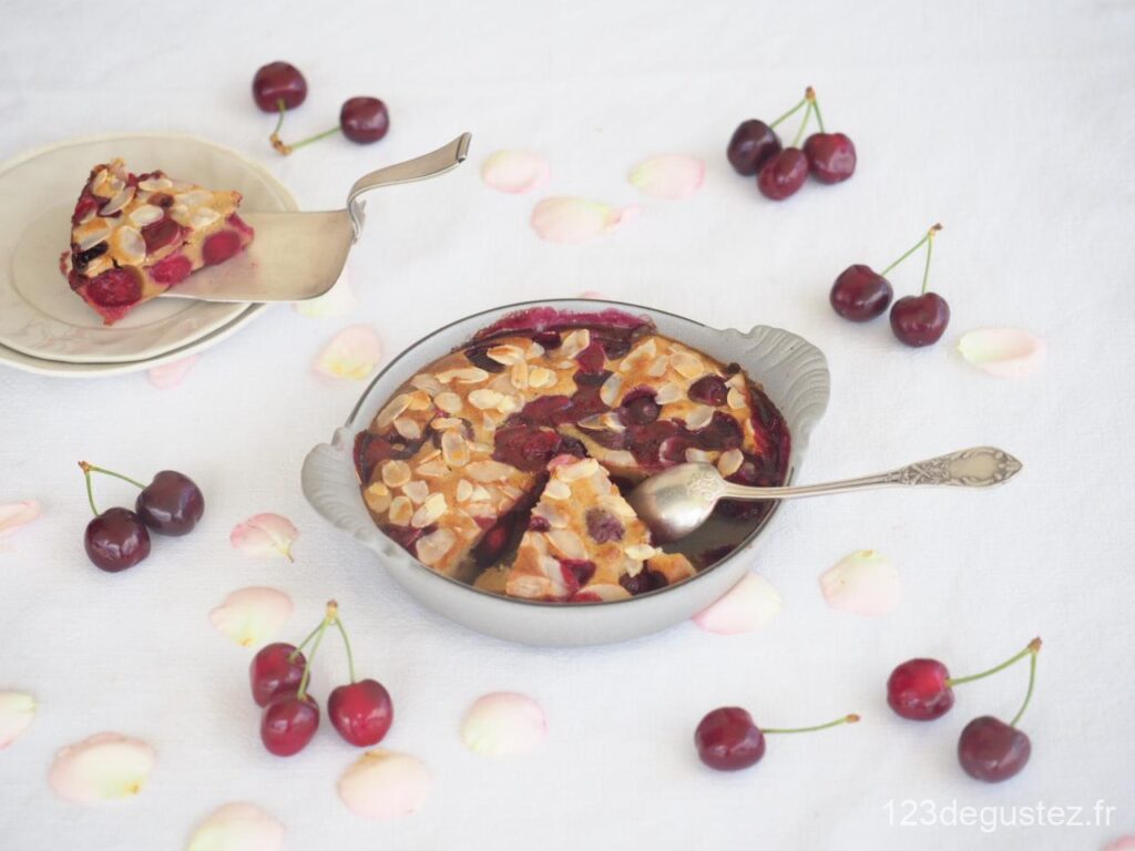 clafoutis cerise et amande