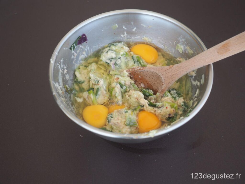 Flan aux oignons nouveaux