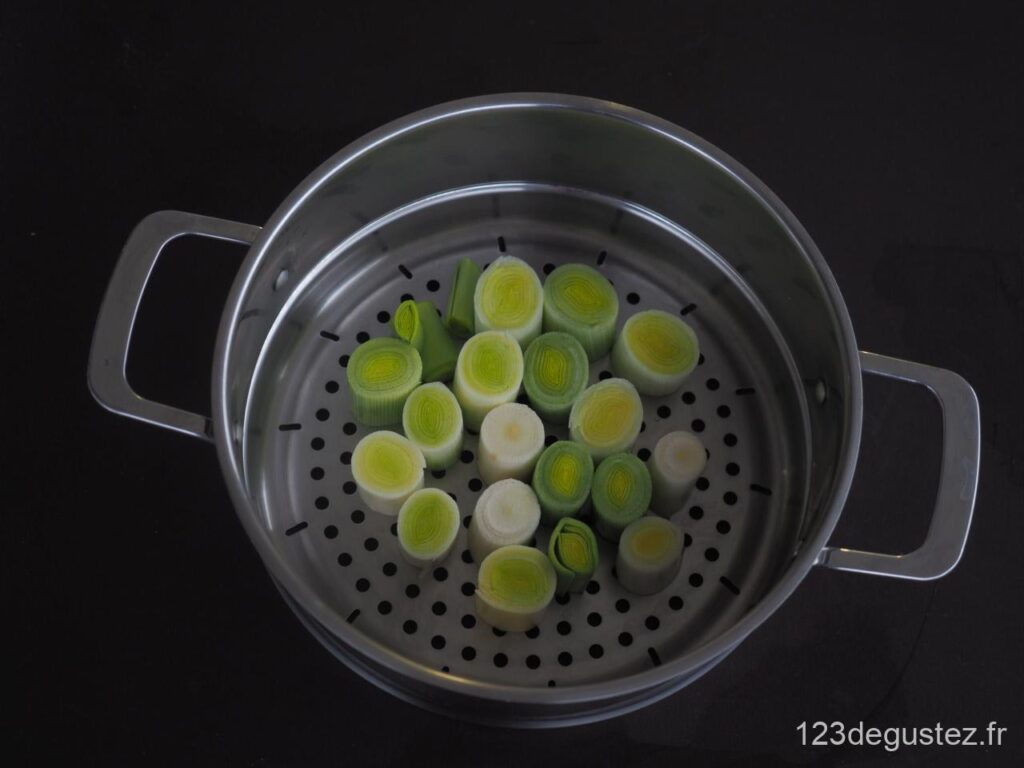 tarte poireau et truite fumée