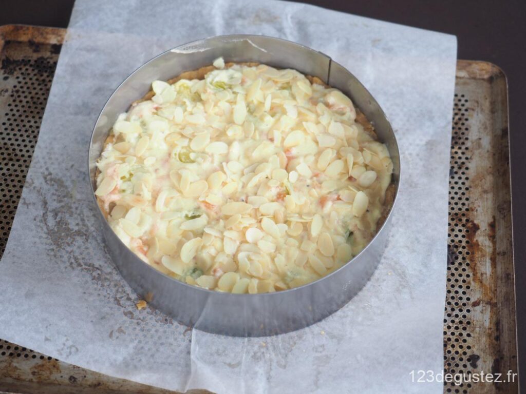 tarte poireau et truite fumée