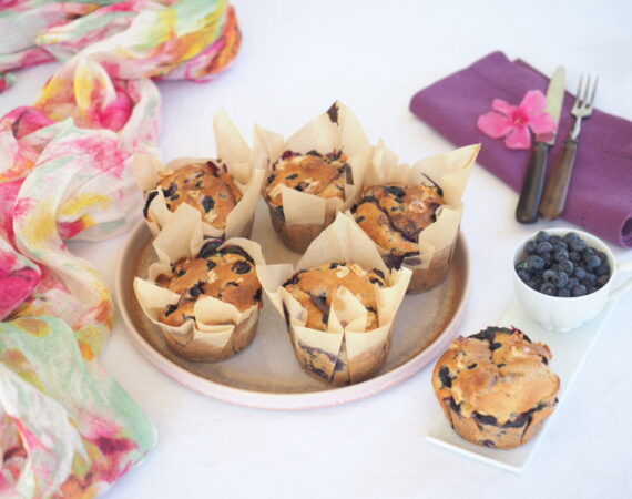 muffins aux myrtilles