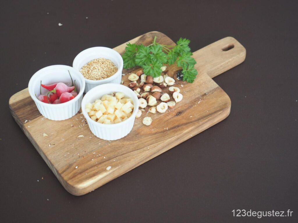 salade composée au pourpier