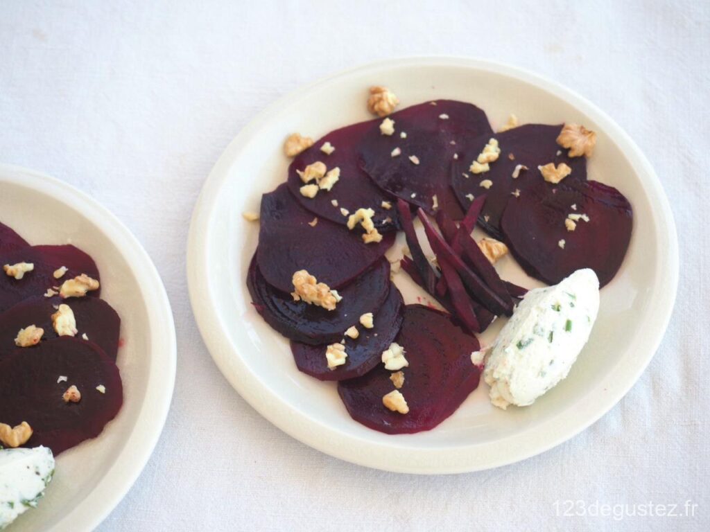 salade de beterave au chèvre
