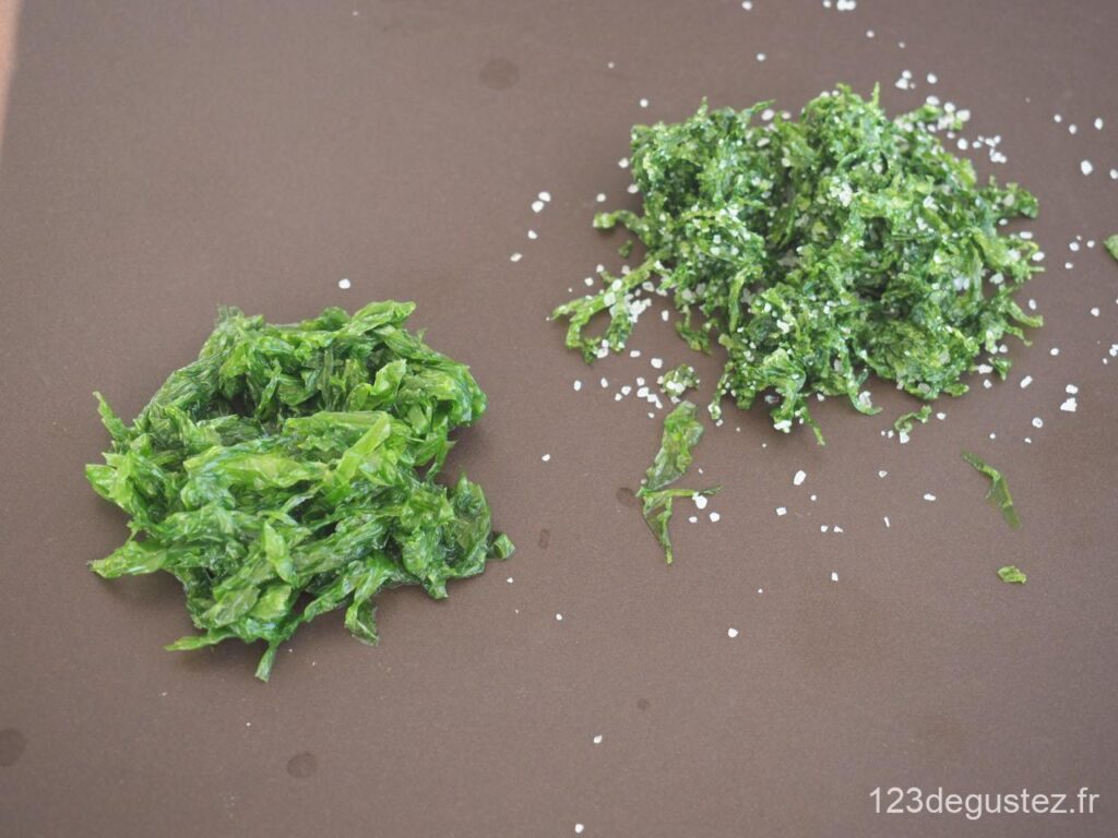 cuisiner les algues