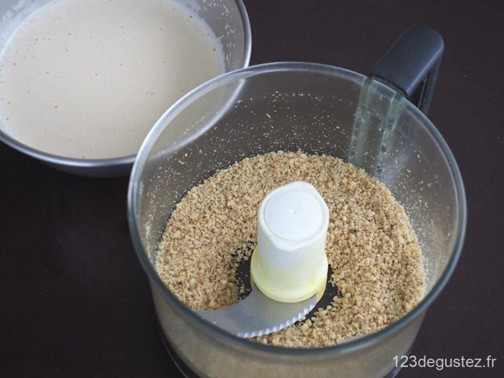 gateau noix et pomme