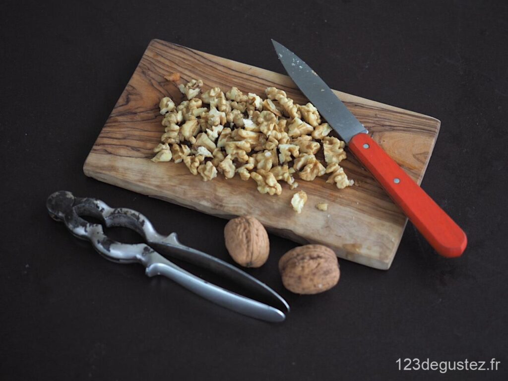 gateau noix et pomme