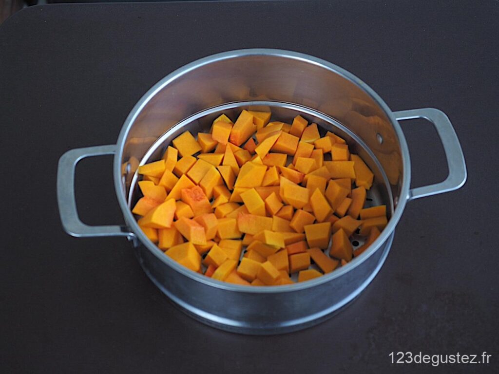 soupe butternut et épinards