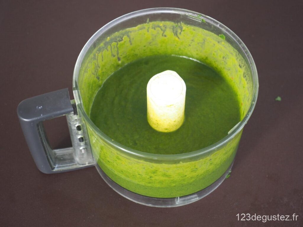 soupe butternut et épinards