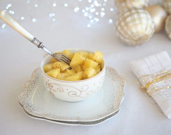 ananas frais poivre et sel